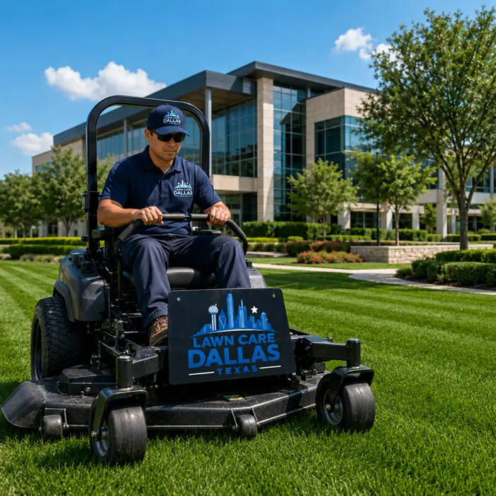 Commercial lawn mowing services Dallas