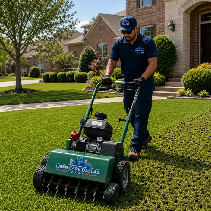 Dallas lawn aeration
